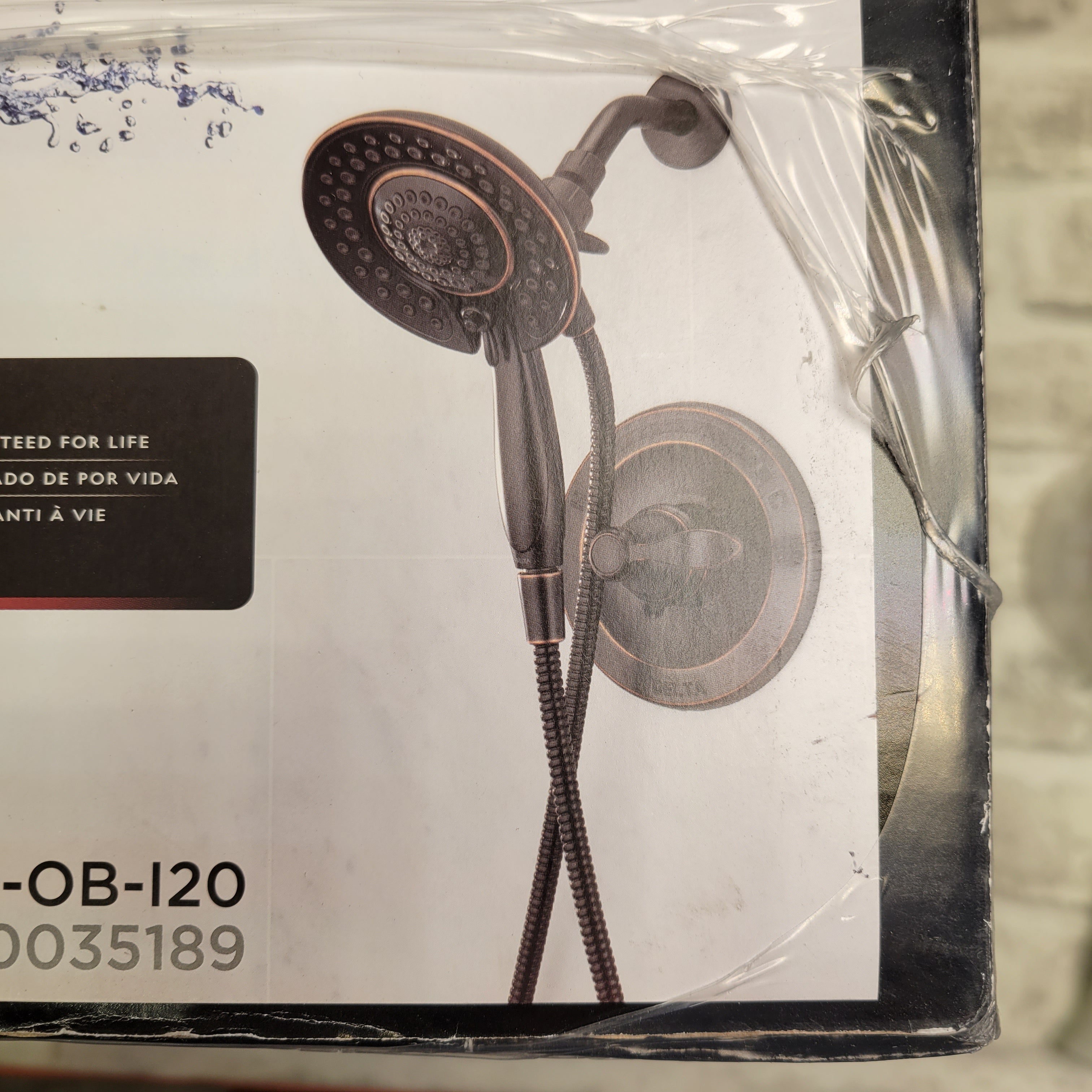 Delta Porter Shower Faucet in Oil Rubbed Bronze (Valve Included) (7647261753582)